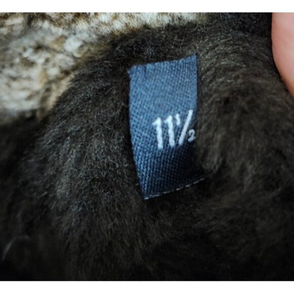 Stuart Weitzman Brown Leather Faux Fur Lined Boot Womens Size 11.5 - Picture 12 of 13